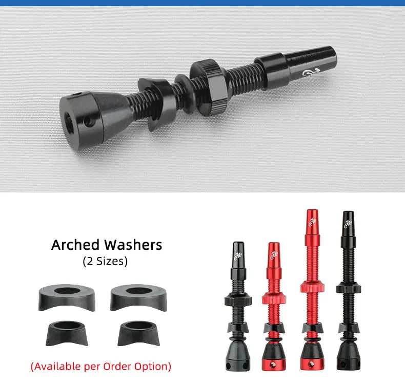Bicycle F/V Tubeless Valve 44 60 80mm W/Tool Optional For Gravel Bike Aluminum alloy Pole Brass Core Presta Valve Cycling Parts