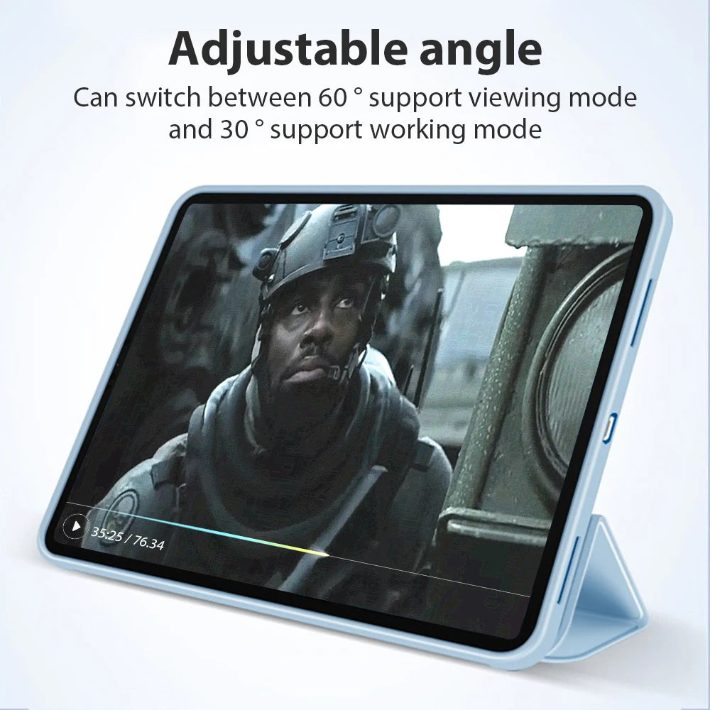 Ipad Pro 11 12.9 13 inch 2024 Case Air 5 4 3 9th 10th 10.9 Generation For iPad 7th 8th 10.2 Mini 6 Pro 9.7 Flip Smart Cover