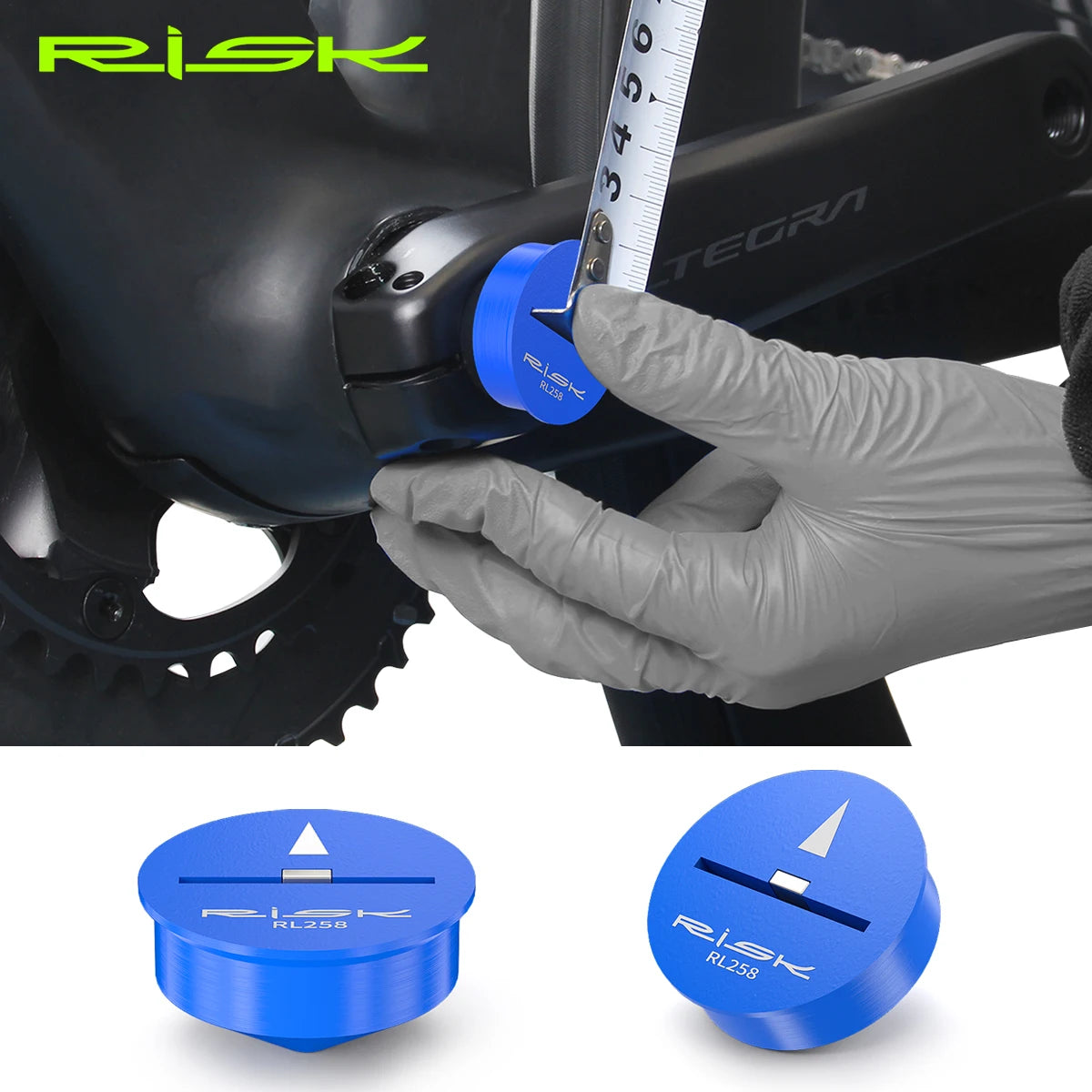 RISK Bicycle Bike Seat Cushion Height Measuring Tool Fitting Measurement Gauge Saddle Tool