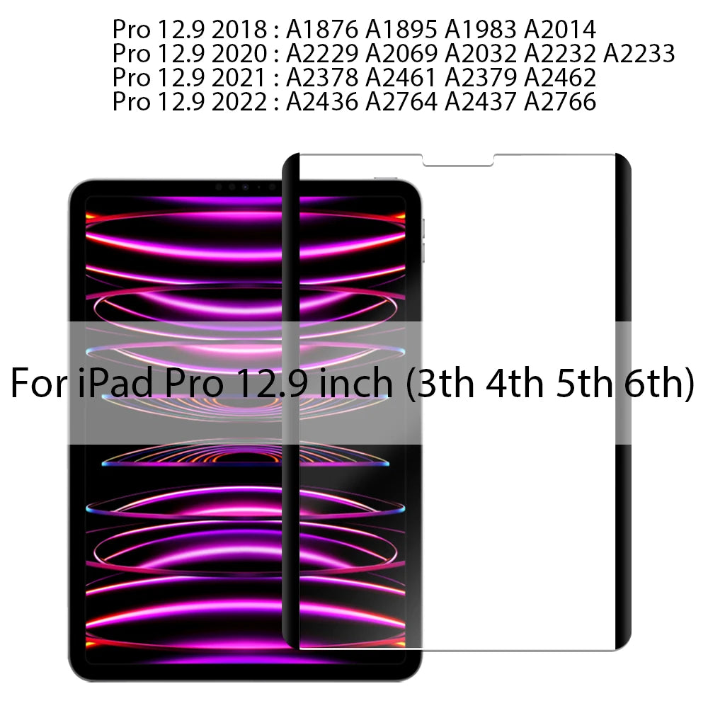 Like Paper Film For Ipad Pro 13 11 2024 12.9 10 9 10th 9th Generation 10.2 Screen Protector On Ipad Air 5 4 2 3 Mini 6 Magnetic