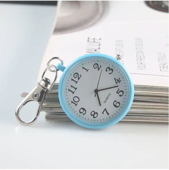 New Pocket Watch Keychain Remote Control With Battery Student Doctor Medical Vintage Watch