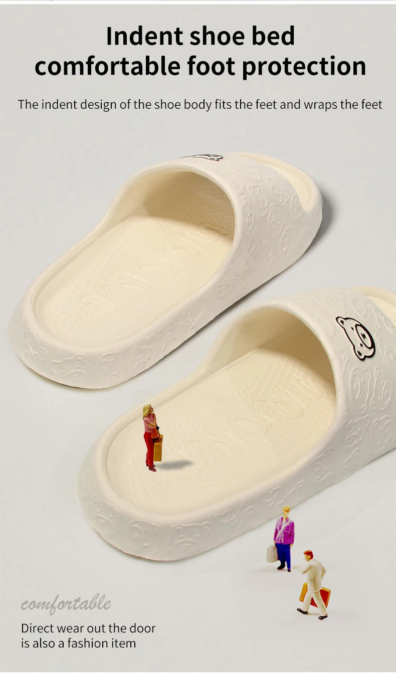 Non-slip Slippers Female Outer Wear Bathroom Bathroom Indoor Home Sandals Female Summer Eva