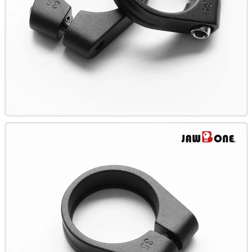 Jawbone Seat Post Clamp CNC Alloy Light Saddle Bicycle Seating Post for 25.4 27.2 30.9 31.6 mm Lock Bike Cycling Accessories