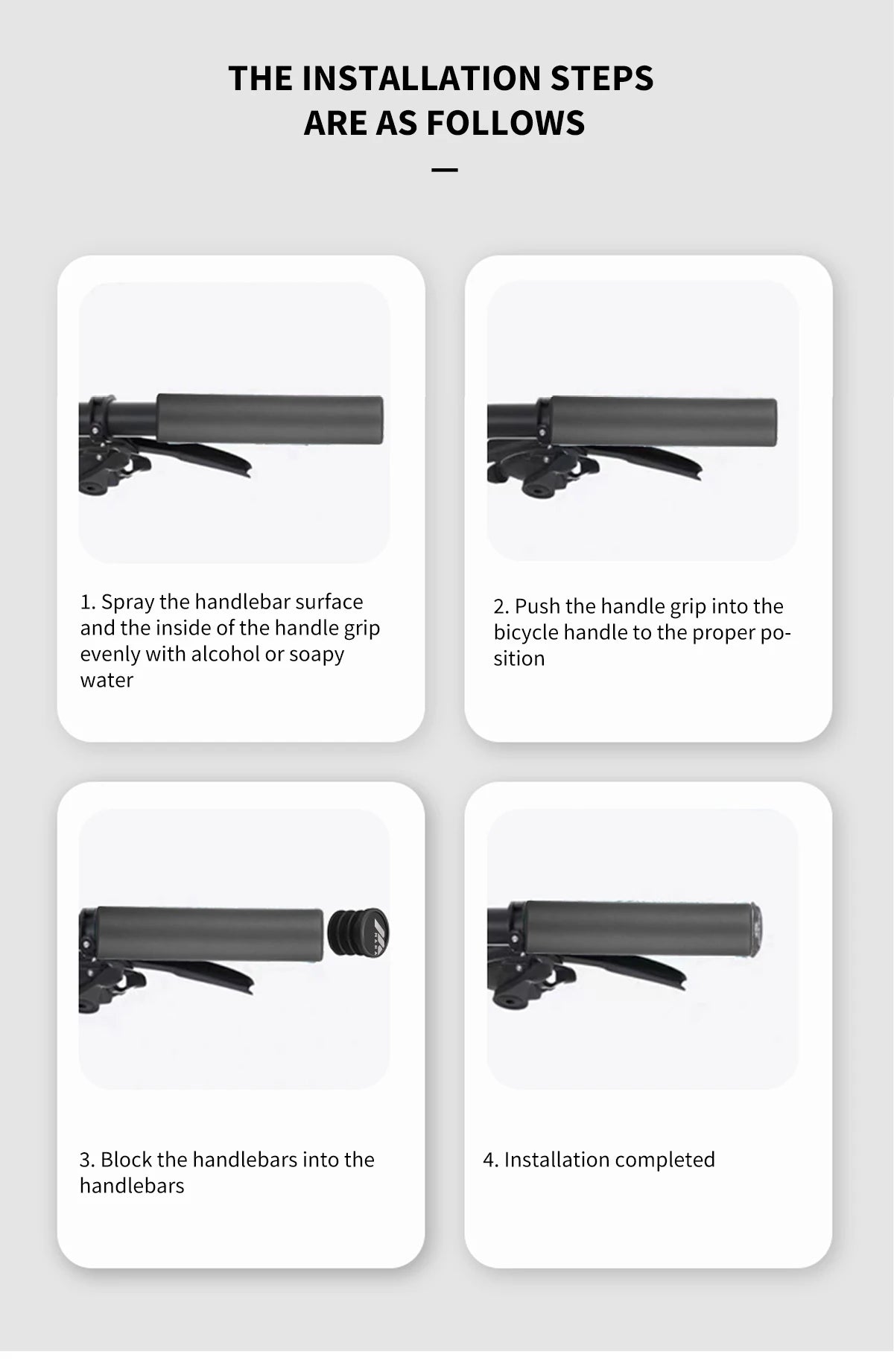 MANA MTB Bike Silicone Grip Thickening Lightweight Comfortable Shock Absorption Bicycle Handlebar Grip