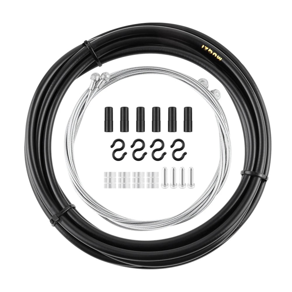 MUQZI MTB Road Bike Brake Cable Shift Line Set Universal Bicycle Shift Brake Cable Kit Transmission Tube Cables Wire