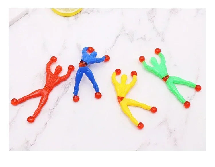 5-50 Pcs/set 9cm Sticky Toy Window Men With Sticky Hand 3 Toys Color And Years Over Plastic Suitable Feet For Children