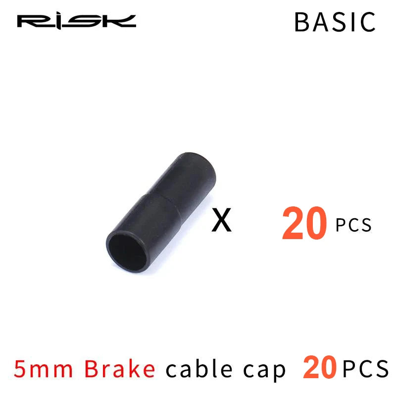 20/100 pcs Bicycle Basic Cable End Caps 4mm Shift 5mm Brake Cable Cover Dustproof Bicycle Brake Shift Cable Cover