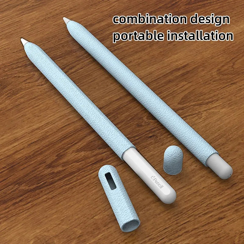 Apple Pencil Case Silicone Tablet Stylus Protection Case Solid Color Shockproof for Apple Pencil 1st Or 2nd Generation Or Pencil Pro