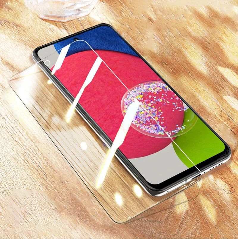 4PCS Screen Protector Tempered Glass For Samsung Galaxy A54 A24 A34 A23 A33 A52 A52S A53 A73 A72 A51 A71 A42 Protective Glass