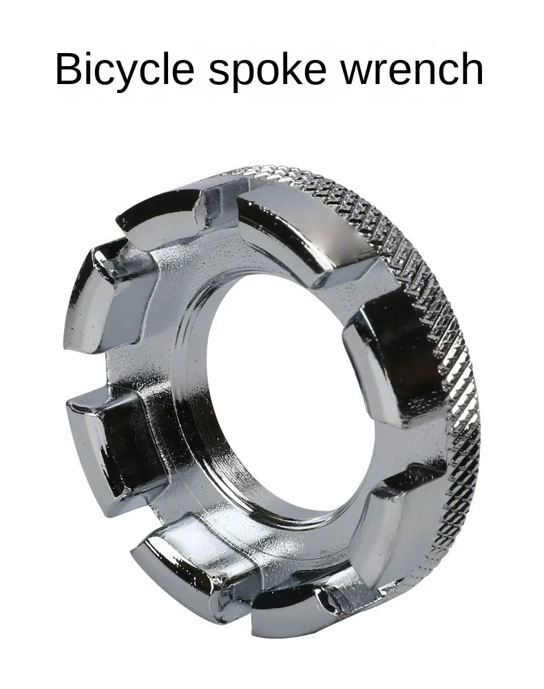 Bicycle Spoke Nipple Wrench 8 Way Groove Bike Wheel Rim Adjuster Spanner Repair Service Tool Key
