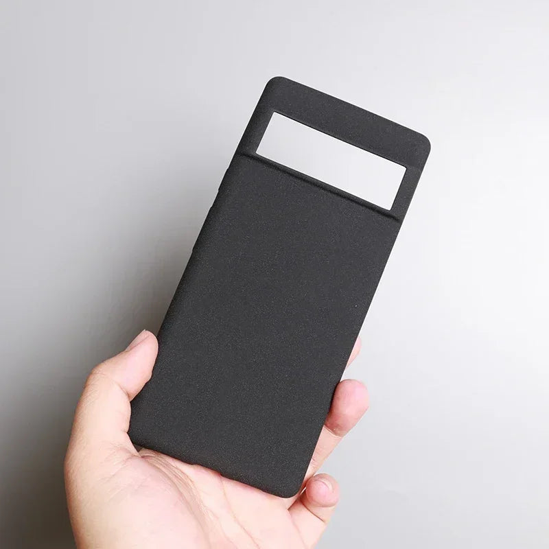 for Google Pixel 9A 9 8A 8 7 Pro 7A 6A 6 XL 5A 4A Case Sand Matte Soft Silicon Full Protect Antifall Anti-slip Cover Shell Funda