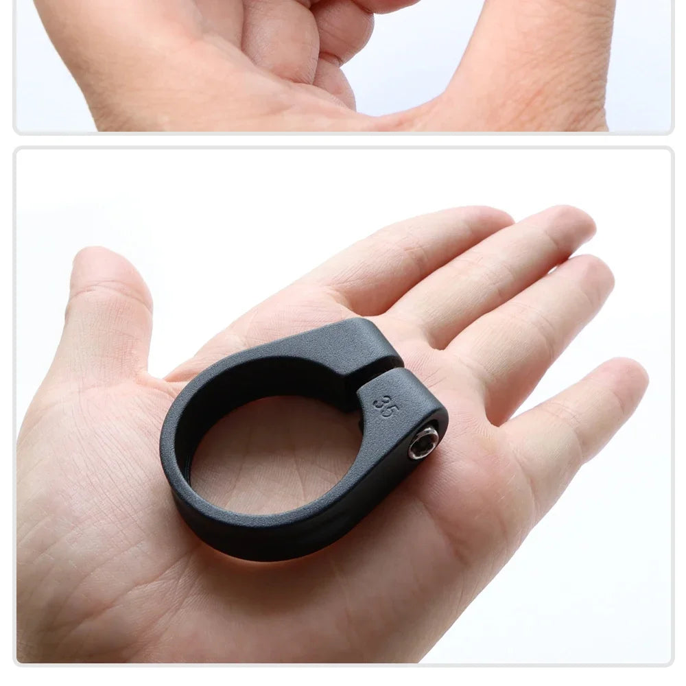 Jawbone Seat Post Clamp CNC Alloy Light Saddle Bicycle Seating Post for 25.4 27.2 30.9 31.6 mm Lock Bike Cycling Accessories