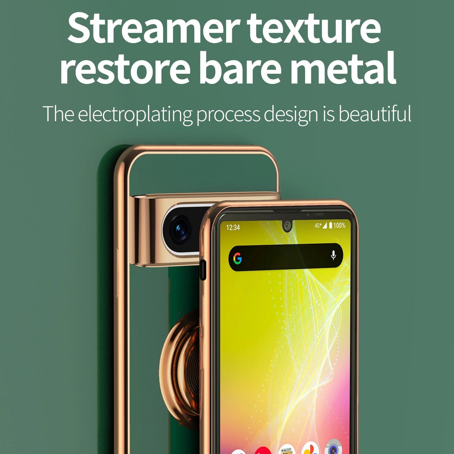 Flexbile Shockproof Plating Ring Holder Phone Case For Google Pixel 9 Pro XL 8A 8 Pro Cover Stand Back Shell Capa Funda Coque