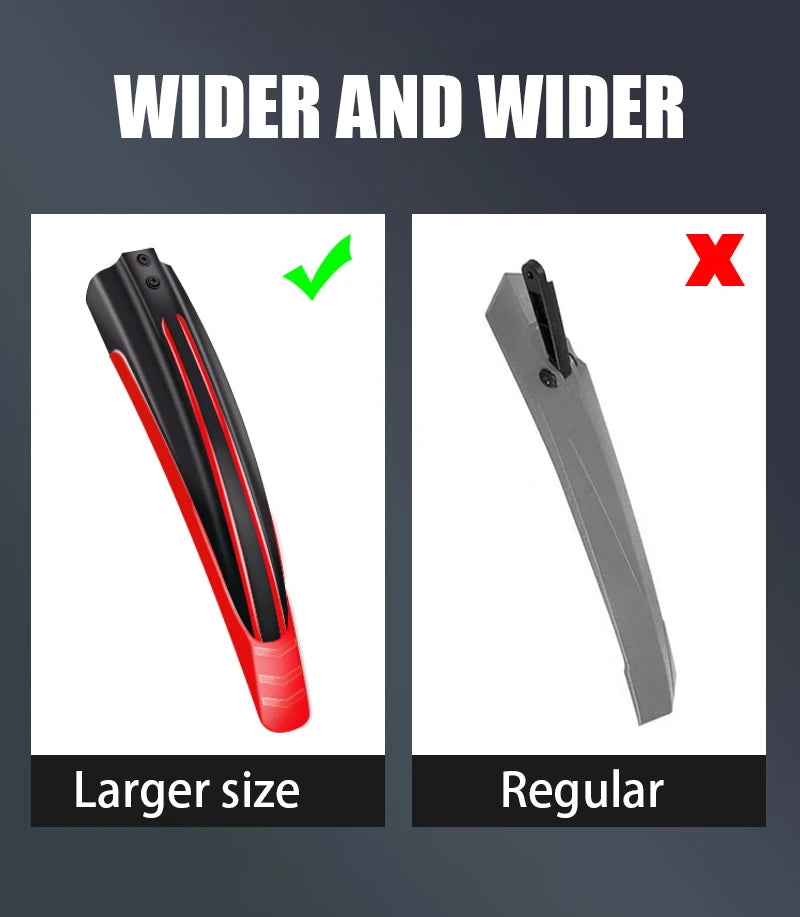 2pcs Bicycle Fenders Splash Fender Guard Set Mountain Bike Rear Front Mudguard Cycling Riding Accessories For 20/22/24/26 Inch