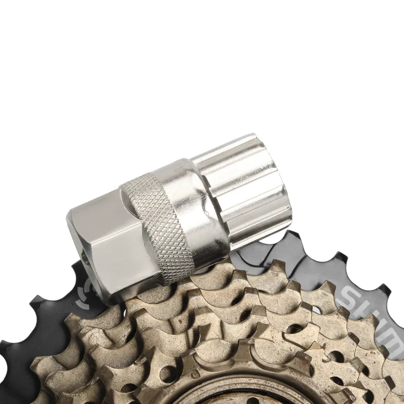 Bicycle Freewheel Sprocket Removal Repair Tool For 6/7/8/9/10/11S Mountain Road Bike Rear Hub Cog Flywheel Overhaul Extractor