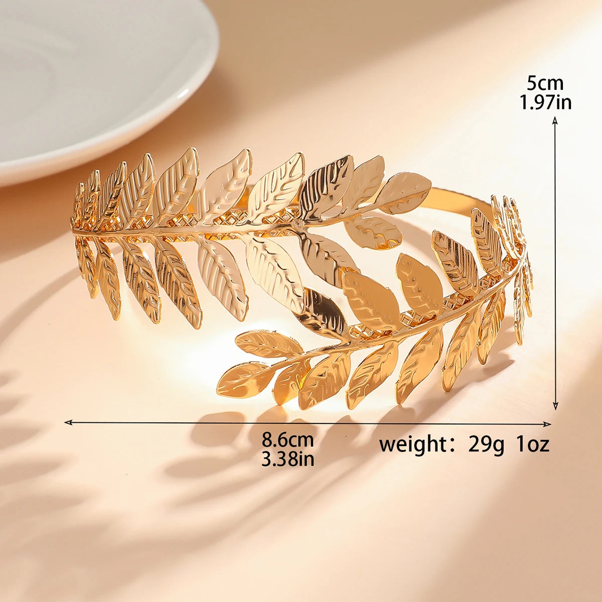 1PC Women's European and American Fashion Gold Geometric Arm Chain Bracelet, Date Travel Banquet Party Festival Dress up Gift