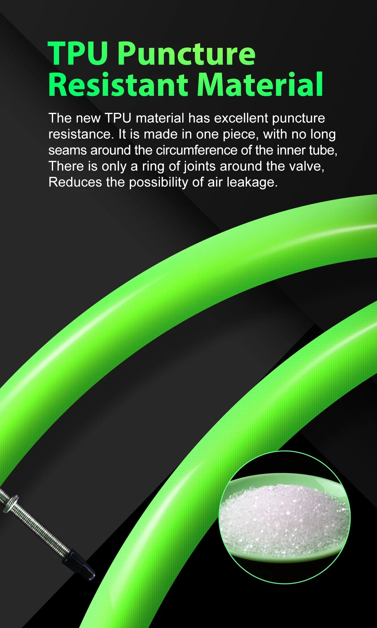CYCLAMI Ultralight Bike TPU Inner Tube 700C 700 X 18 23 25 28 30 32 Road Bicycle TPU Material Tire 45mm 60mm Length French Valve