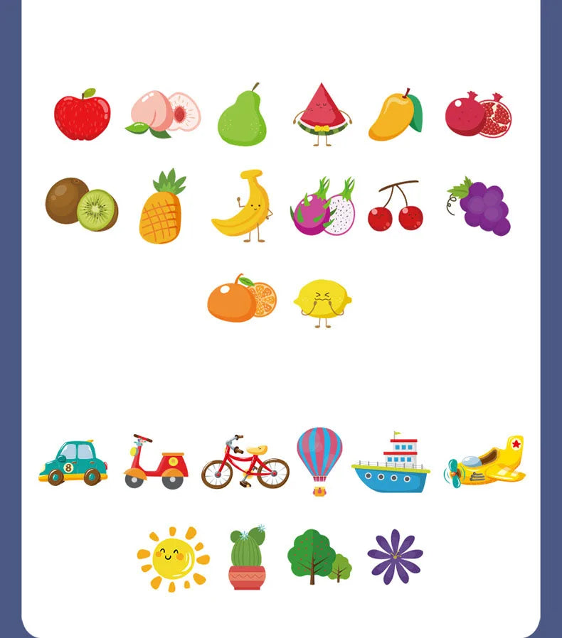 Children Memory Matching Cards Toys Animal Traffic Cognition Boards Games Early Educational Logical Thinking Toys Brain Training