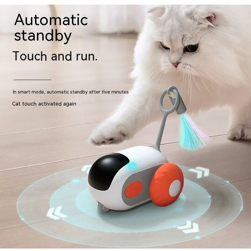 Pet Gravity Cat Smart Interactive Car Toy Automatic Moving Remote Mouse Indoor Kitty Ball Toys Controlled Car for Dogs Playing