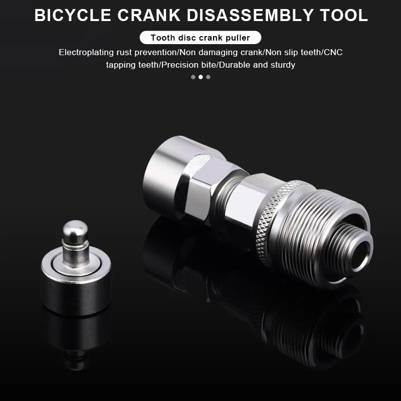 RIDERACE Bicycle Crank Extractor Puller Remover MTB Mountain Bike Crank Arm Removal Tool Road Cycling Crankset Repair Tools