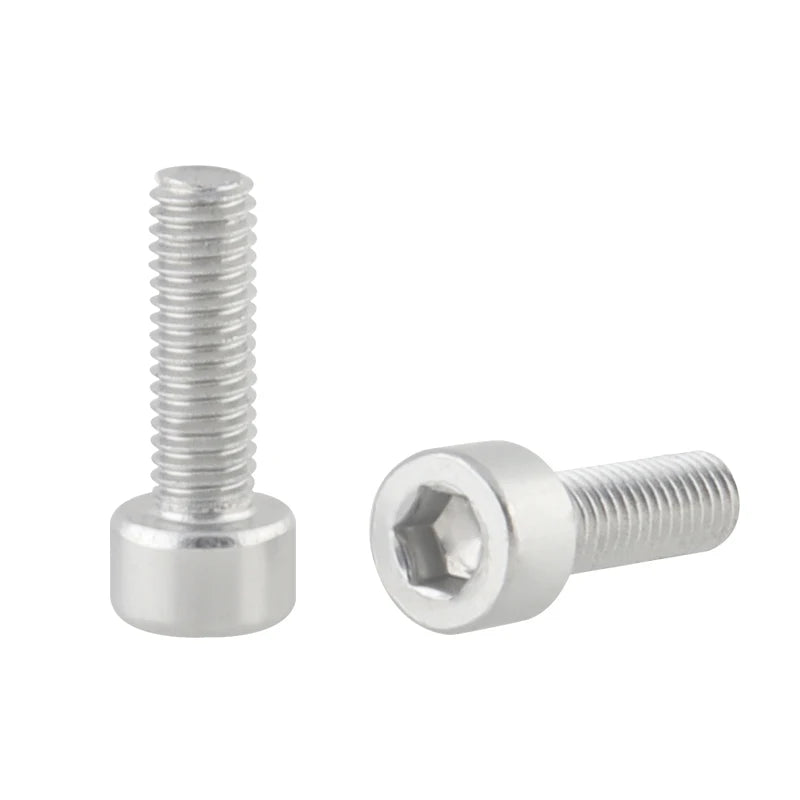 MUQZI 2pcs Bicycle Bottle Cage Screws m5 Ultra-Light Aluminum Holder Bolts MTB Road bike Accessories