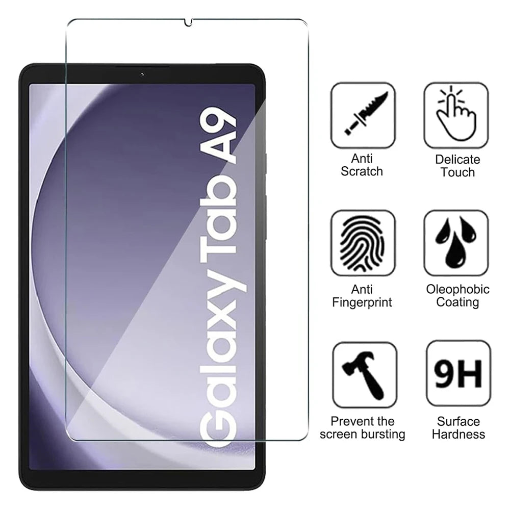 For Samsung Galaxy Tab A9 SM-X110 SM-X115 Tempered Glass Screen Protector 8.7 Inch 2023 Anti Scratch HD Clear Protective Film