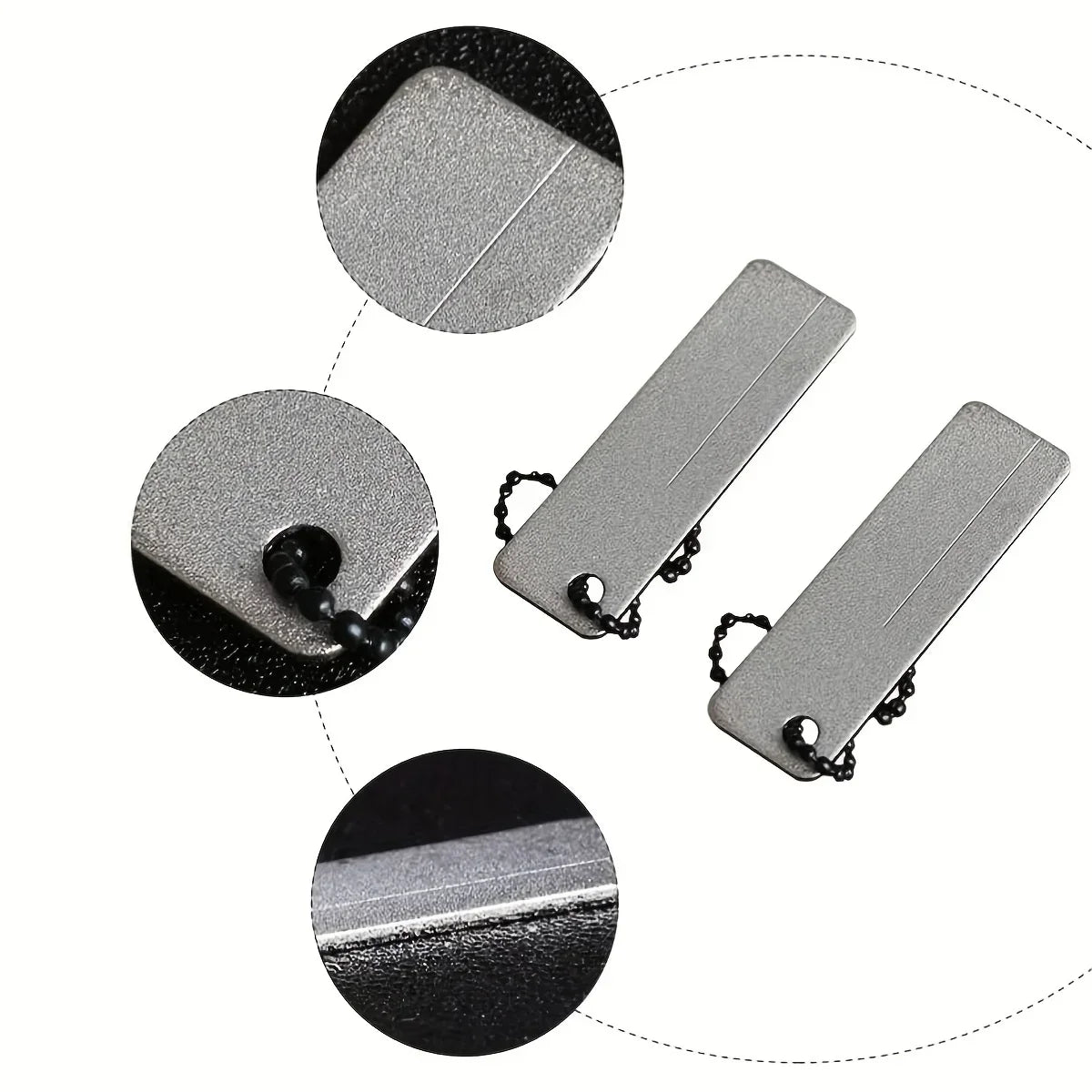 Knife Sharpener Diamond Pocket Tools Mini Keychain Outdoor Camping Sharpener Outdoor Camping Tool Emery Nail File