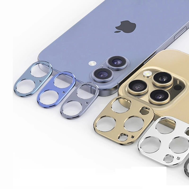 Camera Metal Protector For iPhone 16 / 16Plus Back Lens Cap Case Anti-fall Covers Original Color 2024 New