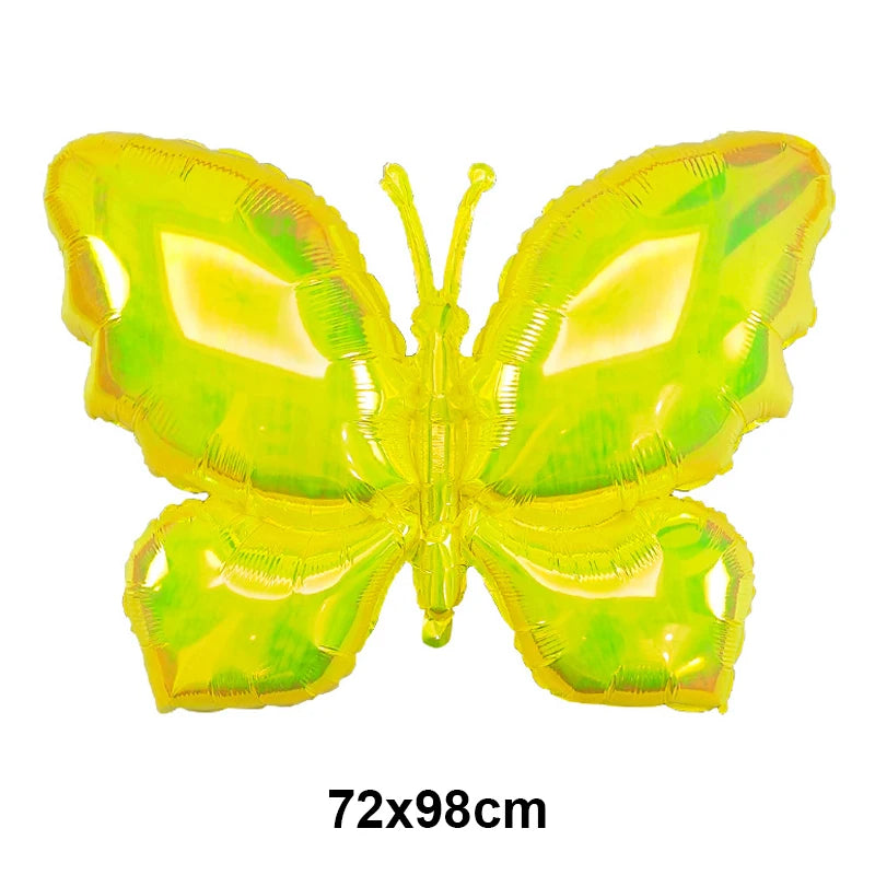 Large Butterfly Aluminum Foil Balloons Butterfly Helium Air Globos Birthday Party Decorations Baby Shower Kids Toy Photo Props