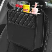Car Organizer Multi-functional Car Seat Storage Bag Waterproof Hanging Car Seat Organizer Garbage Bag Suitable for Most Car