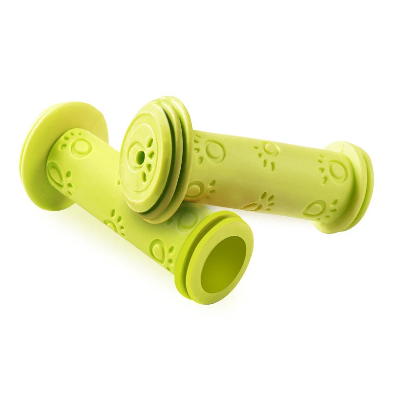 1 Pair Scooter Child Kids Bicycle Grip Anti-Slip Handlebar 22MM Silica-Gel Material Holes Children Bike Accessory Anti-skid
