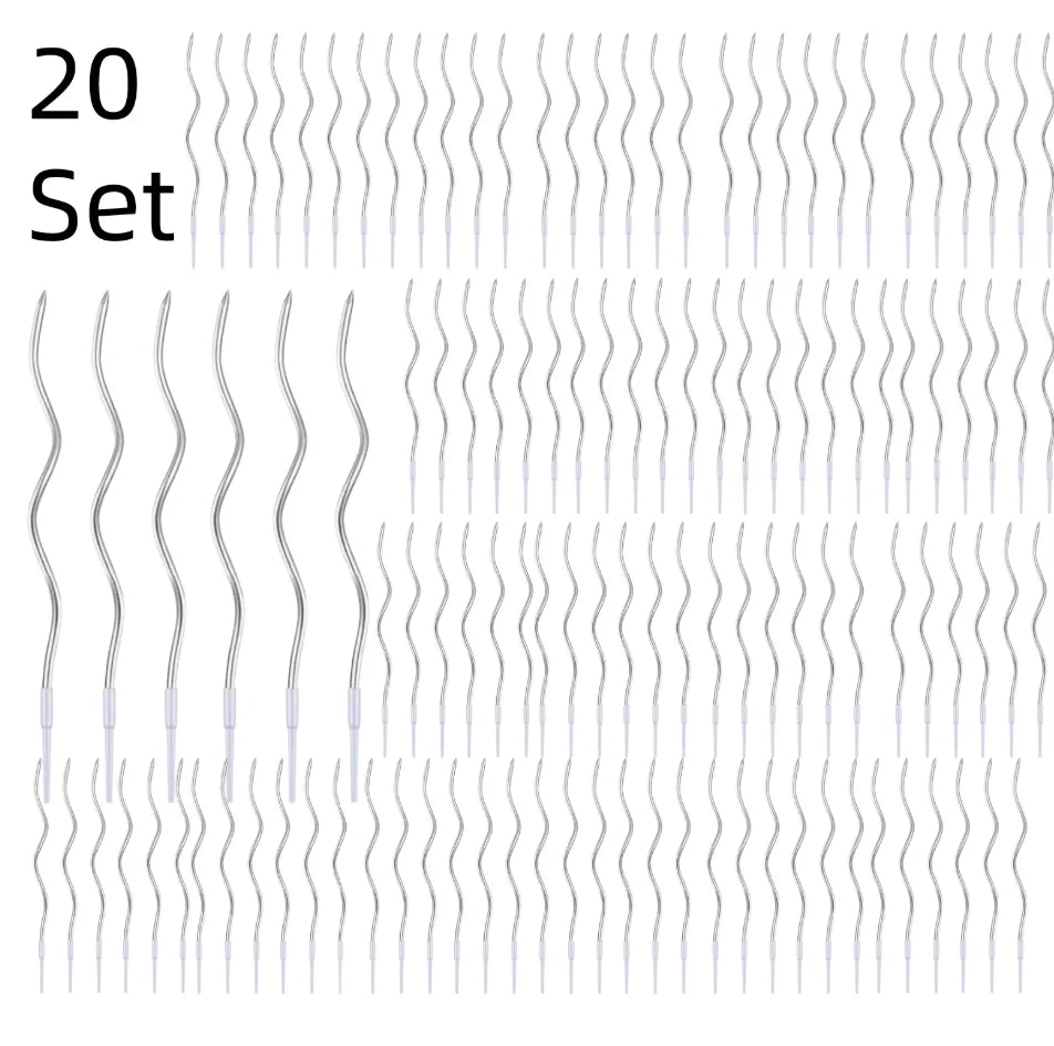 6/120/96Pcs Curved Cake Candles Birthday Baby Shower Gender Reveal Cupcake Decorating Candle Toppers Wedding Party Decorative