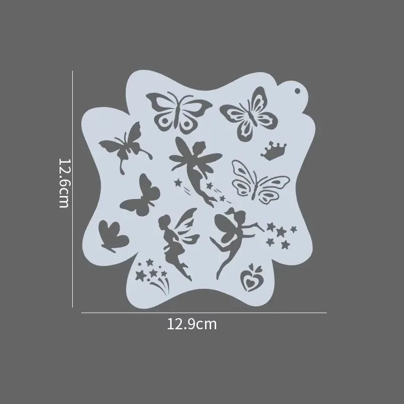 Face painting templates adults children professional body art reusable user-friendly party templates makeup tools template new