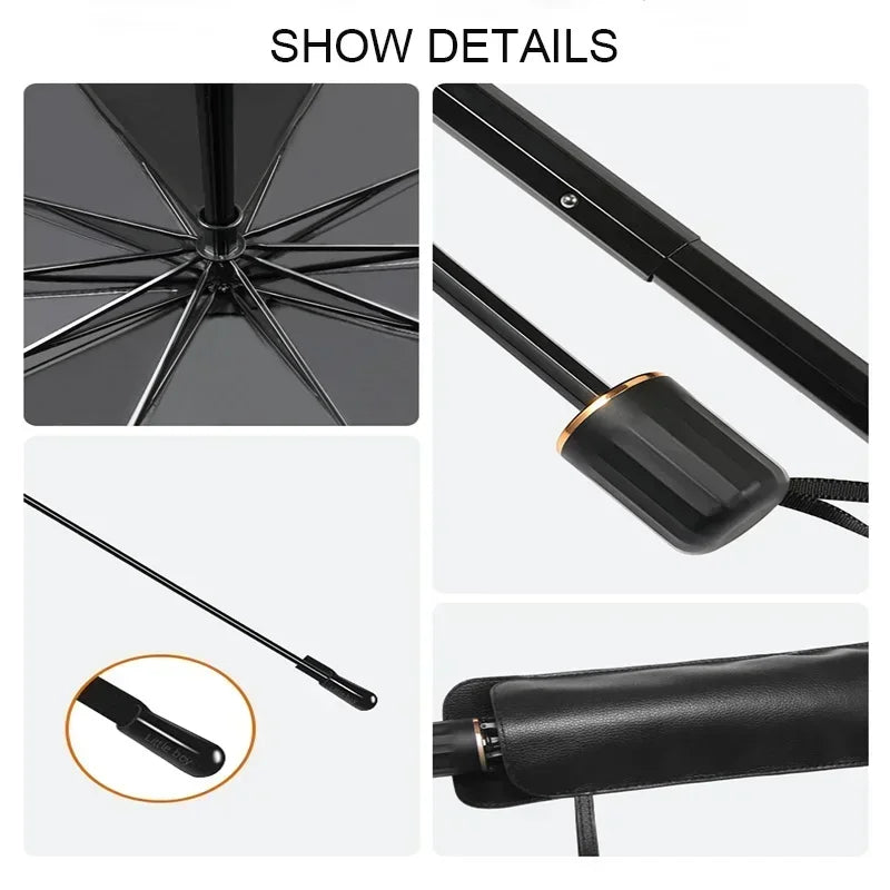 Car Sunshade Umbrella For Auto Shading Car Sun Shade Protector Parasol Summer Sun Interior Windshield Protection Accessories