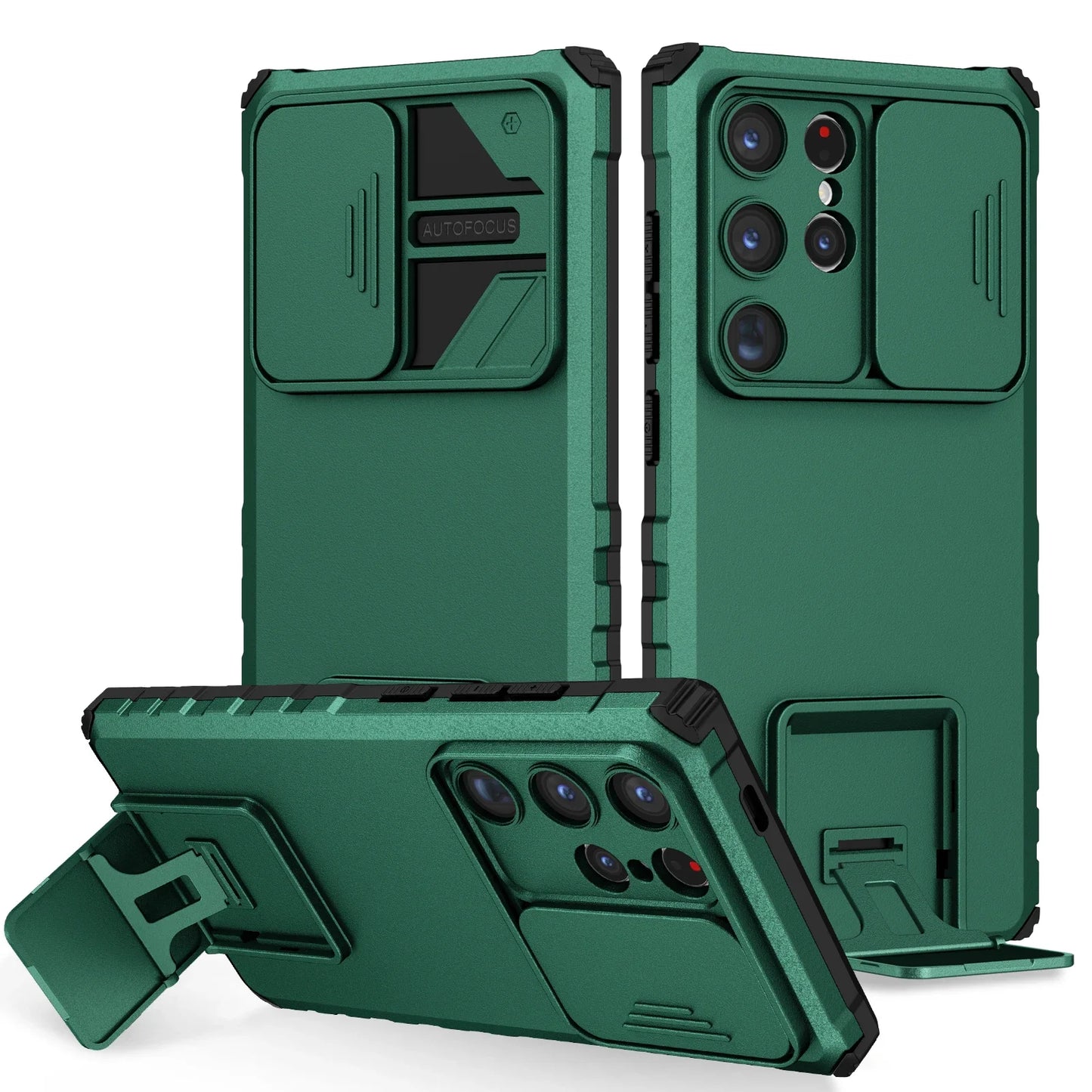 For Samsung S25 Ultra S24 S23 FE S22 S21 A56 A36 A16 A55 A35 A15 A14 A54 A34 Armor Case for Samsung Galaxy S24 Ultra Plus Cases
