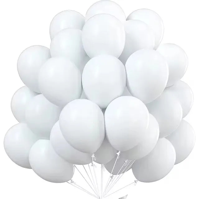 10-100Pcs Pearl Latex Balloon White Pink Blue Helium Ball Wedding Adult Birthday Party Decoration Baby Shower Globos