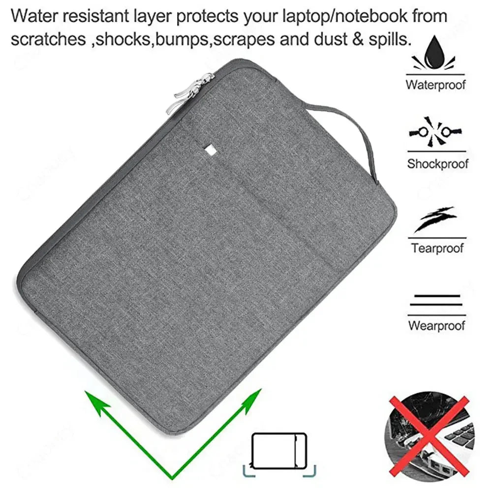 Tablet Sleeve Bag for Samsung Galaxy Tab S10 Ultra 14.6 Inch S9/S8 Ultra A9 Plus Pouch Case S10+ S9 S8 S7 Plus FE 12.4 inch Bag