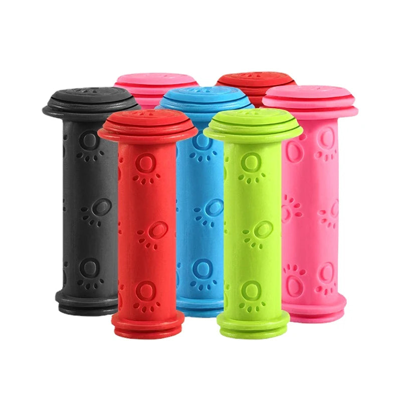 1 Pair Scooter Child Kids Bicycle Grip Anti-Slip Handlebar 22MM Silica-Gel Material Holes Children Bike Accessory Anti-skid