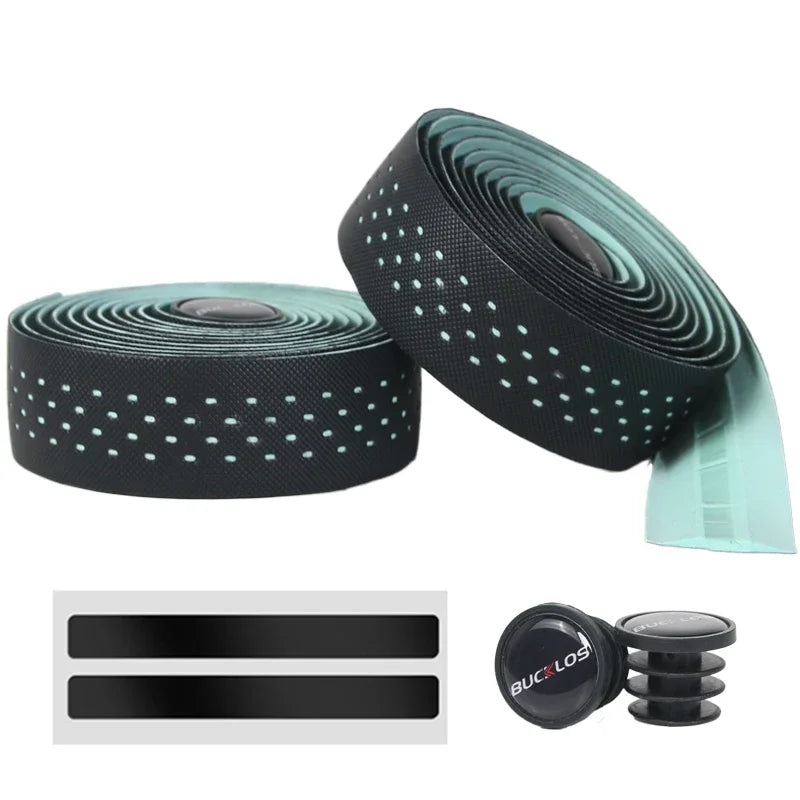 BUCKLOS Road Bike Handlebar Tape Soft PU EVA Gravel Bicycle Bar Tape Anti-Slip Shock Absorption Breath Grip Tape Cycling Parts