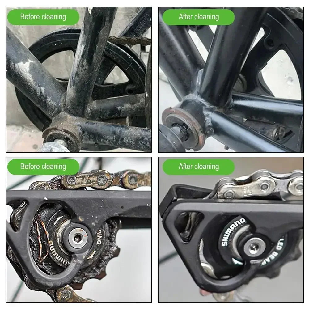 100ml Bike Drivetrain Cleaner Bicycle Chain Cleaning Maintenance Liquid Degreaser Spray Bike Chain Cleaner Bicycle Degreaser