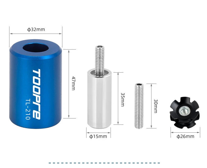 Bicycle Front Fork Star Nut Fitting Tool MTB Bike Steerer Tube Headset Components Tool Maintenance