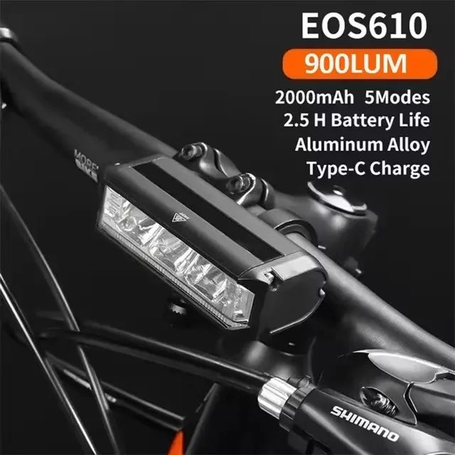 TOPRIDER Bicycle Light Front 2600Lumen Bike Light 8000mAh Waterproof Flashlight USB Charging MTB Road Cycling Lamp Accessories