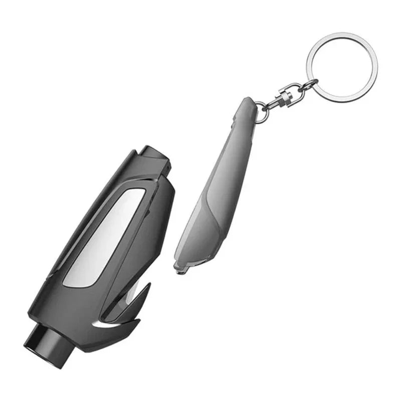 Car Emergency Hammer Alloy Mutifunction Emergency Windows Glass Breaker Safety Belt Cutter Keychain Self Rescue Tool