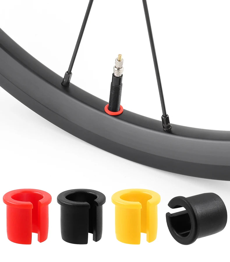 MUQZI 10pcs Bike Schrader to Presta Rim Adapter Convert Shrader to Presta Valve Plug Bicycle Valve Hole Adapter