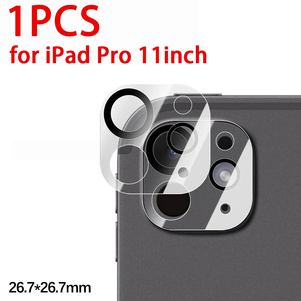 5-1PCS Tempered Glass Lens Films for Apple IPad Pro 2024 11 13 Inch HD Clear Anti-scratch Tempered Camera Screen Protectors