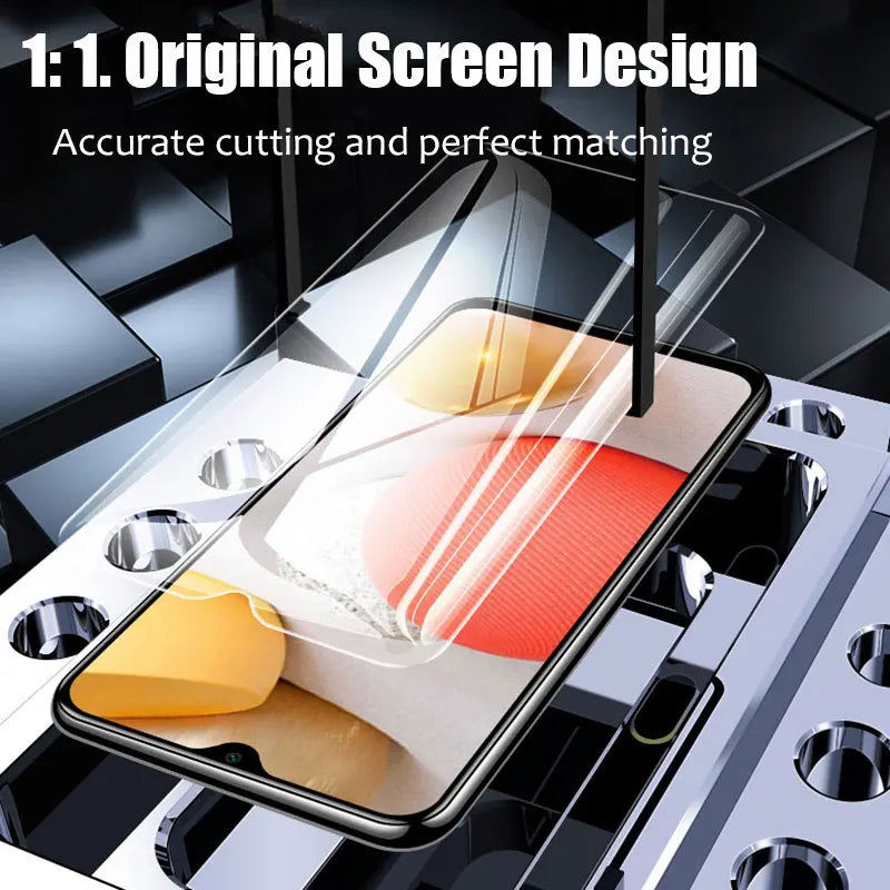 3Pcs Full Screen Protectors For Samsung Galaxy A12 A22 A32 A52S A13 A33 on Samsung A53 A72 A73 A54 A14 A24 A34 Tempered Glass