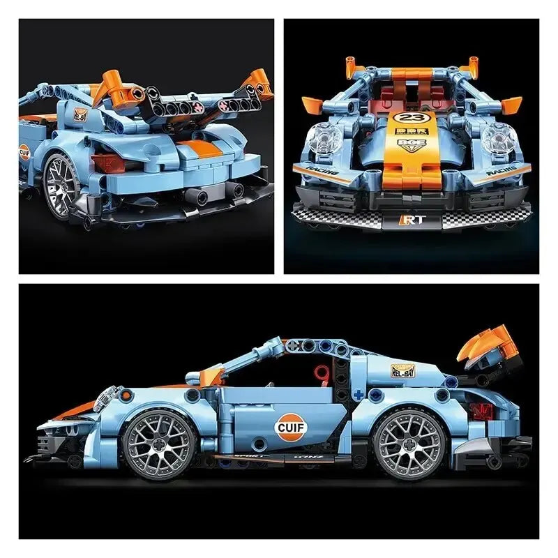 523pcs Building Blocks City Speed Car Festive Gift Giving Racing Vehicle with Super Racers Bricks Toys for Children Boy Gift523p