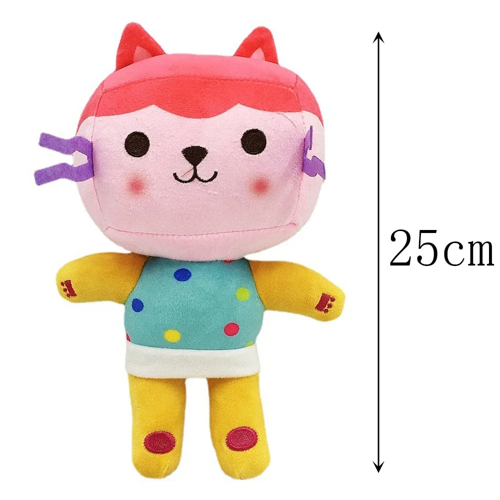 Newest 10 Styles Gabby Dollhouse Plush Toy Mercat Cartoon Stuffed Animals Mermaid Cat Plushie Doll Kids Birthday Christams Gifts
