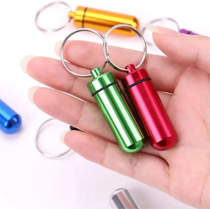 3PCS Mini Portable Travel Pill Box All-In-One Carrying Easily Clean Refill Pills Prevent Falling Out Pill Storage Container