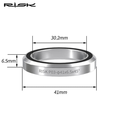 RISK Bike Headset Bearings 41/41.8/47/49/52mm MTB Road Bicycle Headset Bearing Repair Steel Parts Bike Accessories